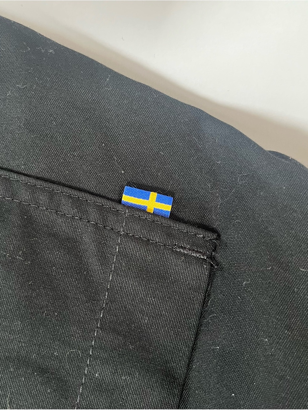 Fjallraven Black Waxed Vardag Dungaree Trousers Gorpcore Pocket Black Overalls - Picture 15 of 15